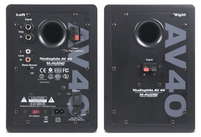 Loa tạo âm thanh chuyên nghiệp M-Audio Studiophile AV40 Powered Monitor Speakers