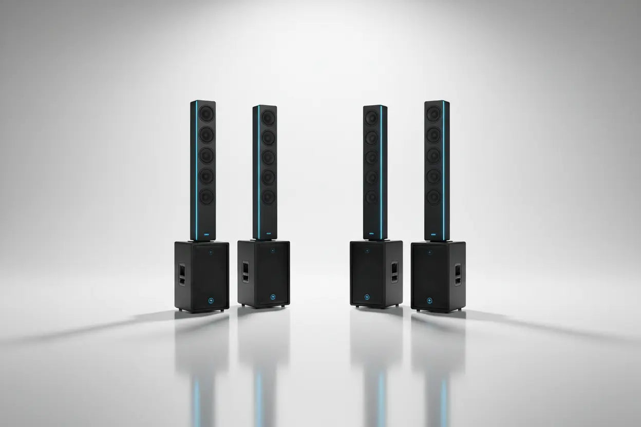 Compact Column PA Systems for Modern DJs