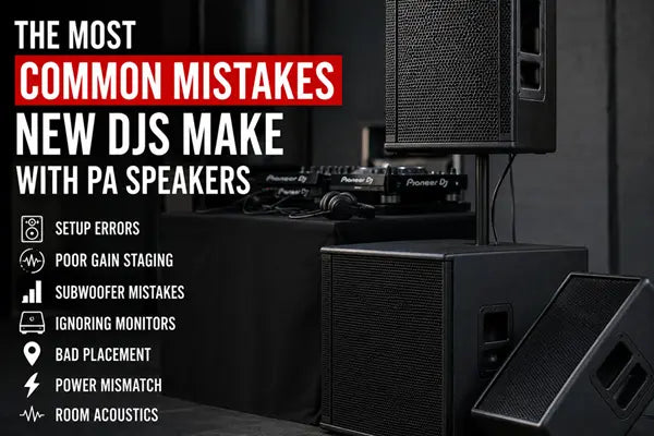 The Most Common Mistakes New DJs Make With PA Speakers DJKIT®