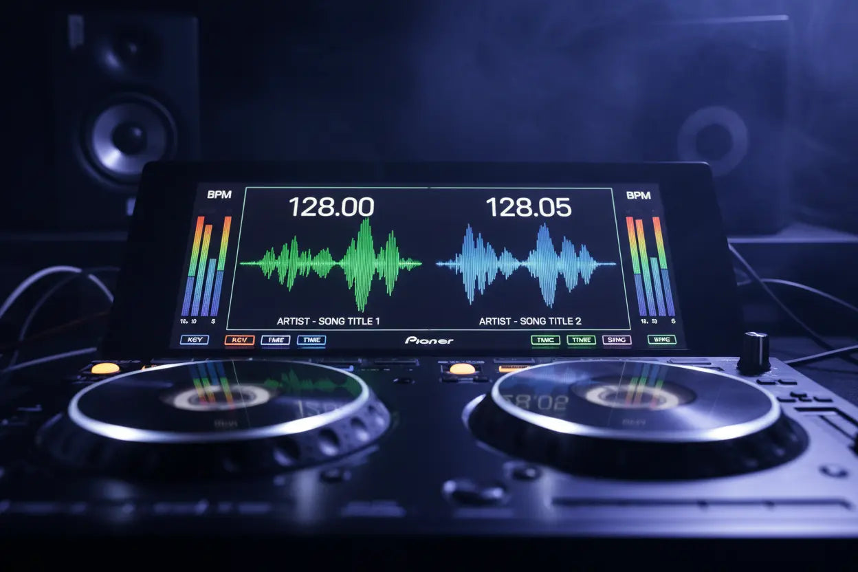 Reading the DJ screen