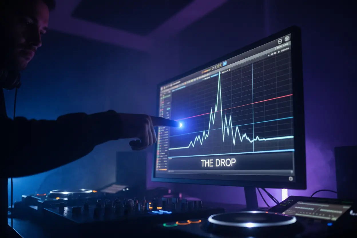 A DJ finding that first beat