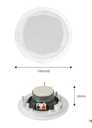 Adastra 5 Inch Ceiling Speaker 35W Adastra