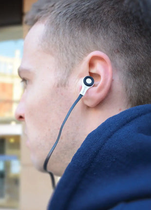 AV:Link Rubber Earphones w/Mic Black & White AV:Link