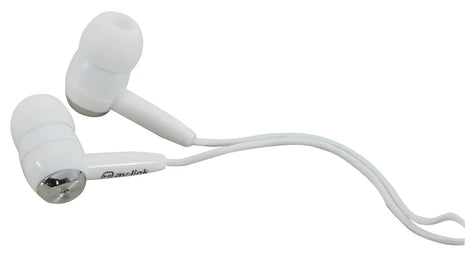 AV:Link In ear stereo earphones, White, EC9W AV:Link