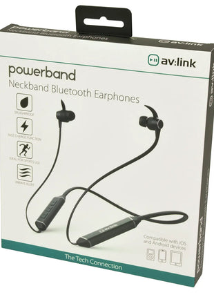 AV:Link Neckband Bluetooth Earphones with Vibration AV:Link