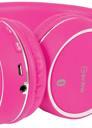 AV:Link Wireless Bluetooth Headphones Pink AV:Link