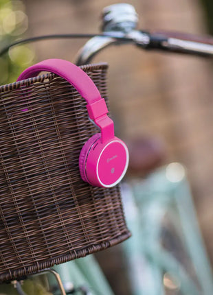 AV:Link Wireless Bluetooth Headphones Pink AV:Link