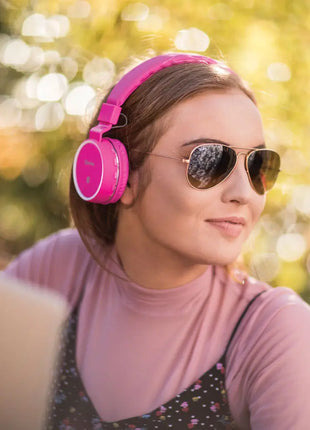 AV:Link Wireless Bluetooth Headphones Pink AV:Link