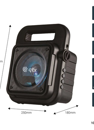 QTX Portable Bluetooth Party Speaker QTX