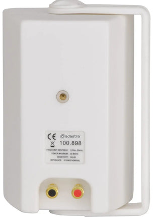 Adastra BC3W 3inch Stereo Speakers White Pair Adastra