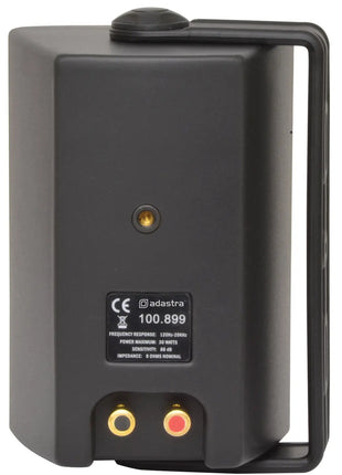 Adastra BC3B 3inch Stereo Speakers Black Pair Adastra