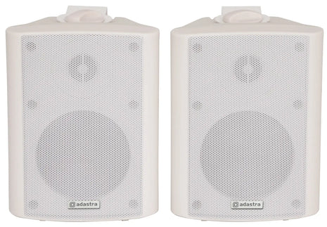 Adastra BC4W 4inch Stereo Speakers White Pair Adastra