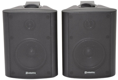 Adastra BC4B 4inch Stereo Speakers Black Pair Adastra