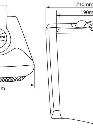 Adastra BC6W 6.5inch Stereo Speakers White Pair Adastra