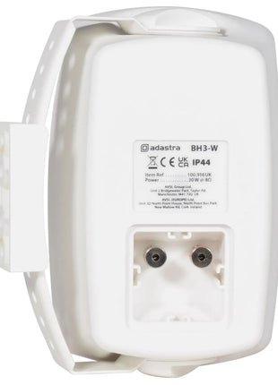 Adastra BH3 Speakers Indoor/Outdoor pair white Adastra