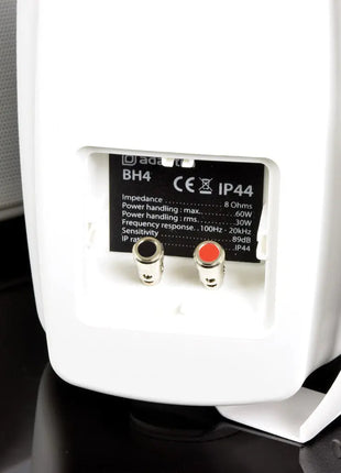 Adastra BH4 Speakers Indoor/Outdoor pair white Adastra