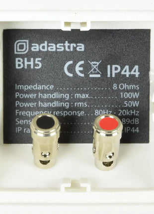 Adastra BH5 Speakers Indoor/Outdoor pair white Adastra