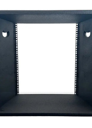 10U 19" Rack Sleeve, Rack Strip Front & Rear, Painted Black