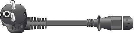 Mercury EU schuko plug to IEC lead 1.5m Mercury