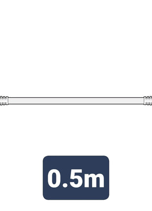 AV:Link Coaxial lead right angle plugs 0.5m AV:Link
