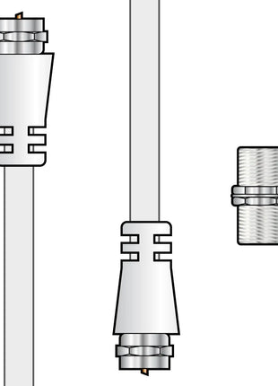 Coaxial F-type Plug to Plug Lead Kit Coaxial F-type plug to plug lead AV Link