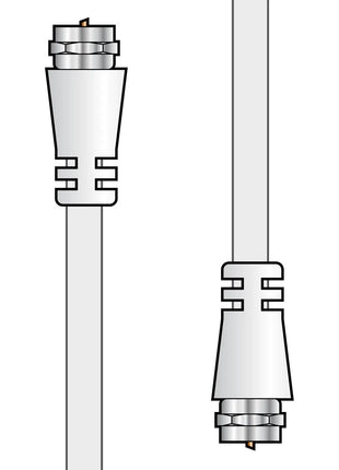 AV:Link Coaxial F-type plug to plug lead 2.0m AV:Link