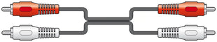 AV:Link 2 x RCA plugs to 2 x RCA plugs lead 3.0m AV:Link