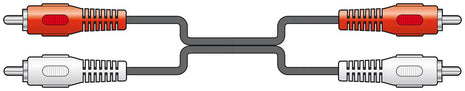 AV:Link 2 x RCA plugs to 2 x RCA plugs lead 10.0m AV:Link