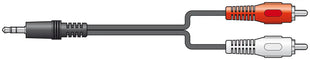 AV:Link 3.5mm stereo plug to 2 x RCA plugs lead 5.0m AV:Link