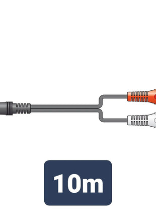 AV:Link 3.5mm stereo plug to 2 x RCA plugs lead 10.0m AV:Link