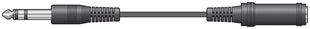 AV:Link 6.3mm stereo plug to 6.3mm stereo socket lead 6.0m AV:Link
