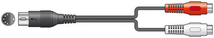 AV:Link 5 pin DIN plug to 2 x RCA socket lead 1.2m AV:Link