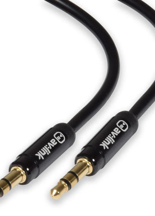 AV:Link Precision 3.5mm Stereo plug to 3.5mm stereo plug lead 1.5m AV:Link