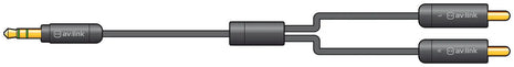 AV:Link Precision 3.5mm stereo plug to 2xRCA plugs lead 1.5m AV:Link