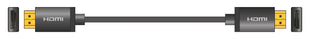 AV:Link 4K Colour Shell HDMI Lead 1.5m Black AV:Link