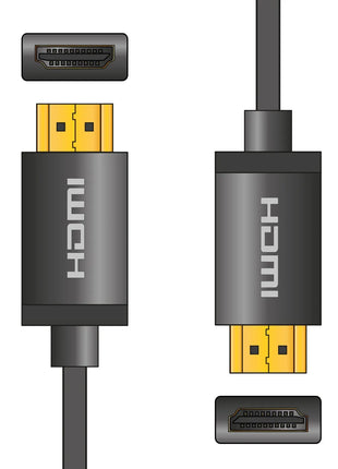 AV:Link 4K Colour Shell HDMI Lead 3.0m Black AV:Link