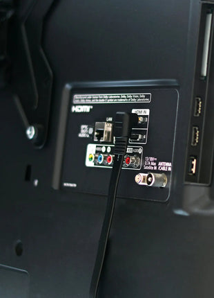 AV:Link 4K Flat R/A to Straight HDMI Lead 1m AV:Link