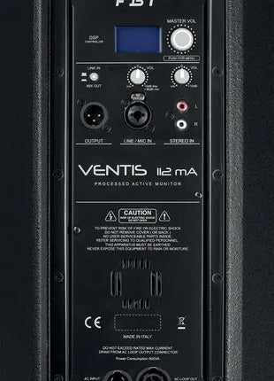 FBT Audio VENTIS 112MA 2-way Bass reflex Active monitor - 12" + 1" - 700Wrms+200Wrms