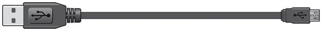 AV:Link USB 2.0 A plug to micro B plug lead 1.5m AV:Link