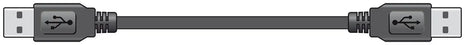 AV:Link USB 2.0 A plug to A plug lead 1.5m AV:Link