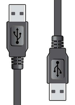 USB 2.0 Type A Plug to Type A Plug Leads USB 2.0 A plug to A plug lead AV Link