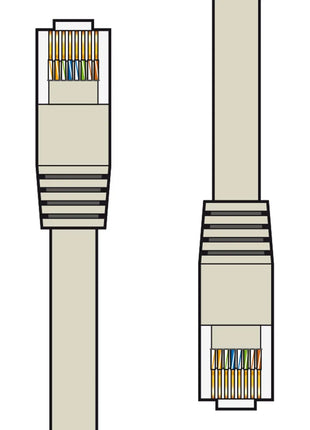 AV:Link Cat6 Patch Lead UTP RJ45 plug to RJ45 plug 10.0m AV:Link