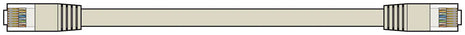 AV:Link Cat6 Patch Lead UTP RJ45 plug to RJ45 plug 20.0m AV:Link