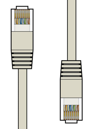 AV:Link Cat5e Patch Lead UTP RJ45 plug to RJ45 plug 3.0m AV:Link
