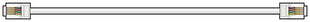AV:Link RJ11 modular plug to plug lead 10.0m AV:Link