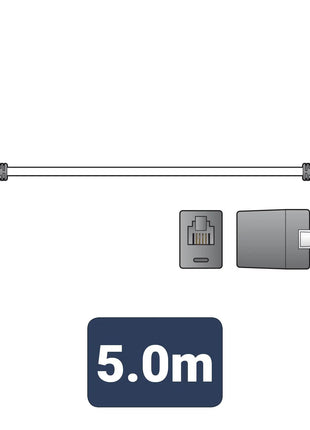 AV:Link RJ11 modem lead with BT adaptor 5.0m AV:Link