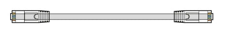 AV:Link 10pcs Slim Cat6a FTP Ethernet 25cm Patch Leads AV:Link