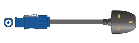 Citronic 1.5m UK Mains Twist and Lock Citronic