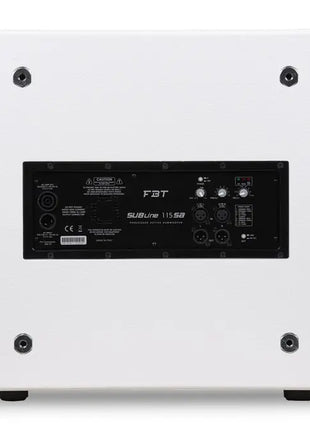 FBT Audio SUBLINE 115SA W Processed Bass reflex Active Subwoofer - 15" - 700Wrms White