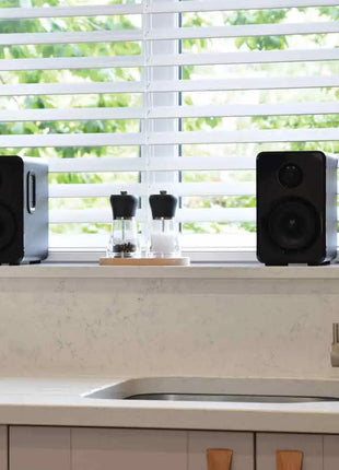 AV:Link Active Bluetooth Bookshelf Speakers Black AV:Link
